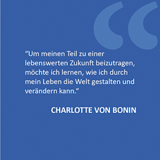 Web Von Bonin blau Zitat